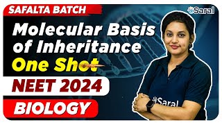 Molecular Basis Of Inheritance Class 12 One Shot  All Concepts amp Tricks  NEET 2024 [upl. by Purse]