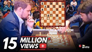 When arch rivals meet Magnus Carlsen vs Hikaru Nakamura [upl. by Ggerc324]