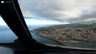 Airbus A320  Landing Ponta Delgada Azores RWY30 LPPDPDL GoPro HD Pilots View [upl. by Marney]