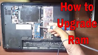 How to Upgrade Laptop RAM and How to Install Laptop Memory HP Pavilion G4 [upl. by Kuhlman880]