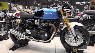 2022 Triumph Thruxton RS 1200 Ton Up  A Gorgeous Bike [upl. by Cardinal560]