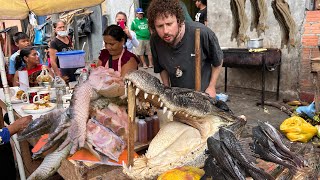 El mercado más EXTRAÑO que he visitado  Amazonas Belén Perú [upl. by Netsud]