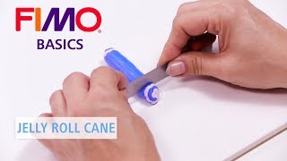 FIMO Jelly Roll Cane  FIMO BASICS Tutorial english [upl. by Namia]