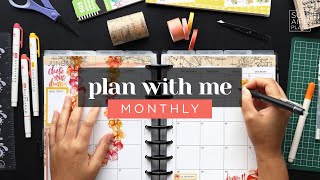 PLAN WITH ME  JUNE CLASSIC HAPPY PLANNER MONTHLY LAYOUT amp OVERVIEW PAGES SETUP [upl. by Codel]