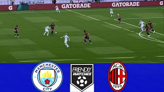 Manchester City vs AC Milan  Friendly Match 2024  Full Match Highlights En Vivo Resumen [upl. by Nibram179]