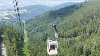 Schauinslandbahn ForêtNoire Allemagne [upl. by Nemracledairam246]