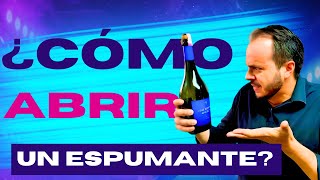 🥂 ¿Cómo ABRIR una botella de CHAMPAGNE prosecco cava o espumante 🥂  Carlos Manuel Torrealba [upl. by Cattima856]