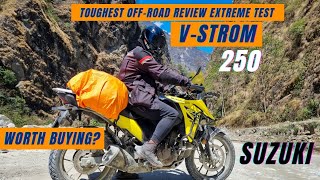 Suzuki V Strom SX 250 OffRoad Review Extreme Test Price Mileage  Best Adventure Under 25 Lacs [upl. by Browne]