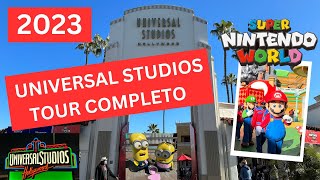 2023 TOUR COMPLETO DEL PARQUE DE UNIVERSAL STUDIOS HOLLYWOOD EN CALIFORNIA ESTUDIOS UNIVERSALES [upl. by Yoral797]