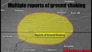 Rare Ancient Fault Zone RUMBLES  Felt in multiple S Alabama amp Florida Communities [upl. by Sekyere854]