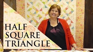 Half Square Triangle Quilt Using the Four Seasons Block [upl. by Norrag]