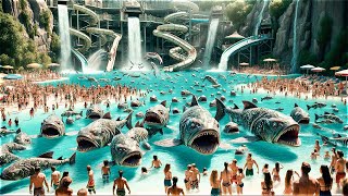 Thousands of Prehistoric Piranhas Invade Water Park Causing Terror and Deaths [upl. by Rennane]