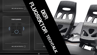 Thrustmaster TFlight Rudder Pedals TFRP2 deutsch [upl. by Mercado]