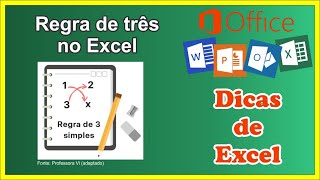 Dicas de Excel  Regra de Três no Excel [upl. by Eigger]