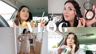 VLOG sólo rande GRWM nová kosmetika mukbang v autě Starbucks amp Sephora ❤️ [upl. by Nitsugua]