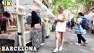 Fira Modernista Barcelona 2024 Barcelona Walking Tour 4K [upl. by Ultun]