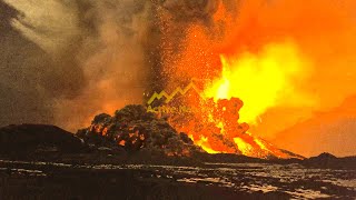 Vulcano Etna in Eruzione Violento parossismo dal Sudest 10 febbraio 2022 [upl. by Publea]