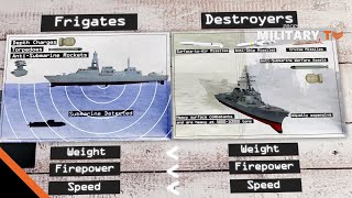 What is the difference between Frigate vs Destroyer [upl. by Refinaj45]