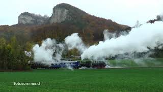 Dampffahrt OensingenBalsthalBahn AG [upl. by Mima]