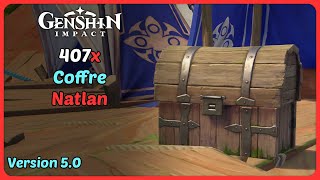 50 Emplacement de tous les 407 Coffres de Natlan 1  Genshin Impact [upl. by Nicolella]