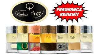 Fragrance Review  The Spirit of Dubai  The First Generation Collection [upl. by Ttesil]