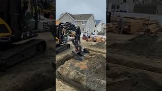 Mecalac Excavator and skid steer in one short Skidsteer ￼￼Excavator ￼ [upl. by Omland]