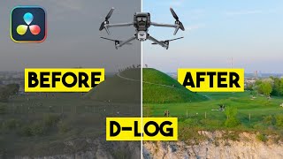 Color Grade DLOG in Seconds  DaVinci Resolve [upl. by Hutchinson]