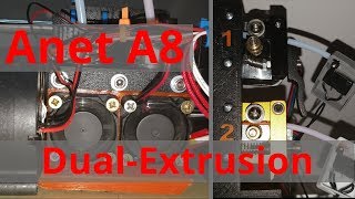 Anet A8 Dual Extrusion [upl. by Coheman]