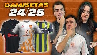 REACCIONAMOS a las CAMISETAS FILTRADAS de la PRÓXIMA TEMPORADA 2425  PARTE 2 [upl. by Llenil]