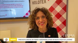 Volotea investimenti in crescita Nel 2024 sei nuovi collegamenti dal Catullo [upl. by Nroht625]