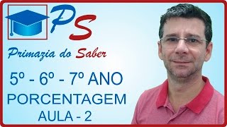 PORCENTAGEM NA FORMA DE FRAÇÃO IRREDUTÍVEL  AULA 2 [upl. by Thomajan]