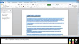 Aplique un interlineado doble a todo el texto del documento [upl. by Acireh]