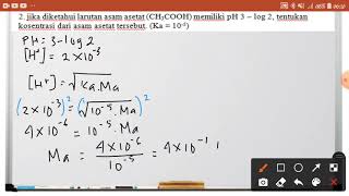 Contoh Soal Asam Basa  Kimia SMA Kelas XI IPA [upl. by Katz206]