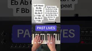 Past Lives  Dannie Lord Easy Piano Tutorial With Letter Notes [upl. by Taran132]