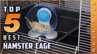 Top 5 Best Hamster Cages Review In 2024  Perfect For Syrian Hamsters [upl. by Lad]