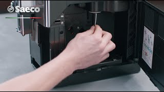 How to clean the coffee funnel in your Saeco machine [upl. by Hamlen528]