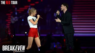 Taylor Swift amp Danny ODonoghue  Breakeven Live on the Red Tour [upl. by Anallij]