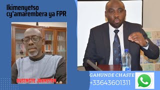 BUSINGYE Johnston ikimenyetso cyihirima ryagatsiko ka FPR Abanyamakuru baramurungurutse [upl. by Enahsed]