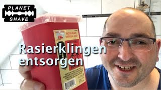 Rasierklingen sicher entsorgen Tutorial Anleitung Deutsch HD [upl. by Festatus]