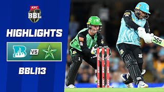 Brisbane Heat v Melbourne Stars  BBL13 [upl. by Birkner888]