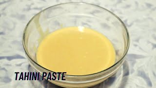 Tahini paste Recipe Homemade Tahini paste Recipe malayalam [upl. by Adrienne]