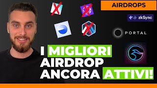 I 10 MIGLIORI CRYPTO AIRDROP PER IL 2024 ECCO COSA STO FARMANDO [upl. by Behrens]