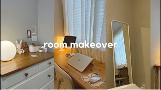 major room makeover amp tour 2024 🛏️ minimalist aesthetic pinterest inspired [upl. by Napas]