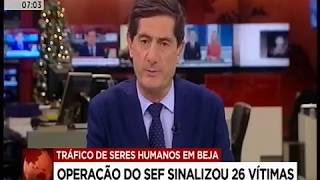 Na SIC SEF sinalizou 26 vítimas de tráfico de seres humanos l 24 dezembro 2018 [upl. by Annetta949]