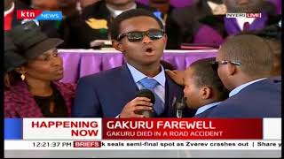 EmotionalThe late Wahome Gakurus Son sings for his late father [upl. by Dituri]