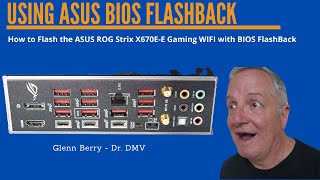 How To Flash the BIOS on an ASUS ROG Strix X670EE Gaming WiFi Motherboard using BIOS FlashBack [upl. by Krusche243]