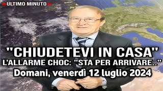 METEO ALLARME ROSSO  UN FORTE URAGANO colpirà queste zone dellItalia Domani Tempo molto brutto [upl. by Beatty]