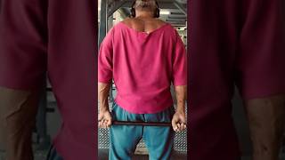 Thick back day💥 bodybuilding training backday [upl. by Tsui]