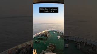 Cambay Lounge Class in Roro Ferry for Rs 1700  ytshorts ship sailing cruising gujarat luxury [upl. by Nalda]