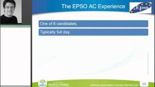 The EPSO AC Experience  EPSO Administrator AD Assessment Centre Webinar [upl. by Tamsky]